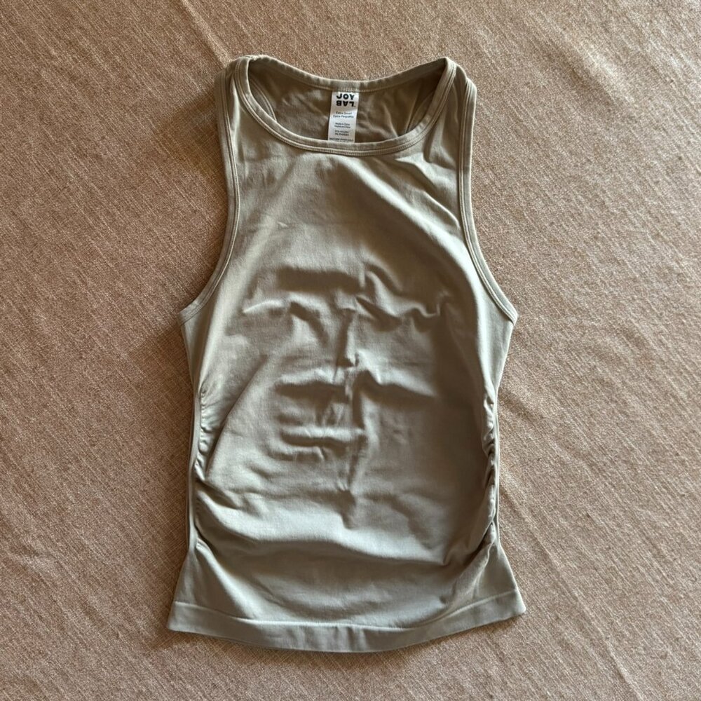 JoyLab Racerback Ruched Tank Top